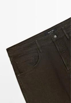 Massimo Dutti Jeans Tapered Fit - Dark Brown -Massimo Dutti Shop e2f545fb8e3a440f872109576d572ea2