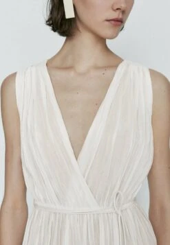 Massimo Dutti Pleated With Drawstring - Maxi Dress -Massimo Dutti Shop e324d243a85b4c01b63668ac5d38350d