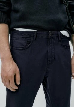 Massimo Dutti Slim Fit Textured Effect - Trousers - Blue 15 Massimo Dutti Slim Fit Textured Effect - Trousers - Blue -Massimo Dutti Shop e38bbc2b18aa4a4c97e423bbe1d18e18