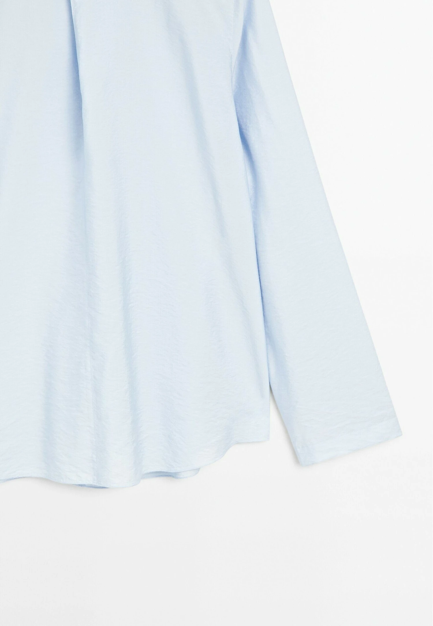 Massimo Dutti LONG SLEEVE GARMENT WITH COLLAR DETAIL - Blouse - Light Blue 9 Massimo Dutti LONG SLEEVE GARMENT WITH COLLAR DETAIL - Blouse - Light Blue - Image 7