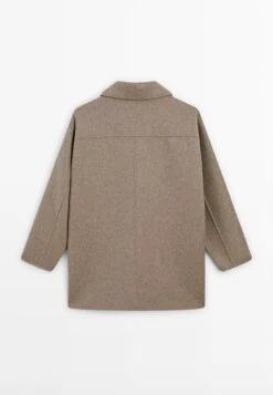 Massimo Dutti MEDIUM - Classic Coat - Brown -Massimo Dutti Shop e3a073ad36e745aab4d13beb3096955b