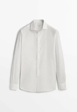 Massimo Dutti Poplin- Shirt - White -Massimo Dutti Shop e3a62a3f621643209200e16d6a77387d