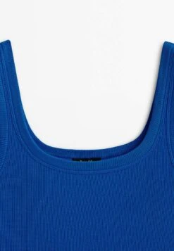 Massimo Dutti Mercerised - Top - Royal Blue -Massimo Dutti Shop e3e071ad3f76489fb7b020af2832922b