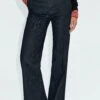 Massimo Dutti FRAYED - Trousers - Mottled Dark Blue -Massimo Dutti Shop e4367728c2a7492c93a8eb7364d302a5