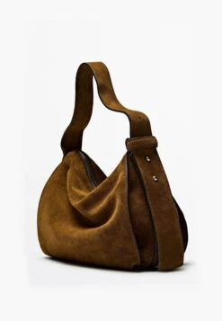 Massimo Dutti SHOULDER - Handbag - Brown -Massimo Dutti Shop e43ea7aca75240af9519ca04b4610bea