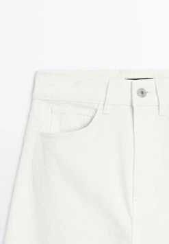 Massimo Dutti HIGH-WAIST BARREL FIT - Wide Leg - White -Massimo Dutti Shop e4585b1b8efb4599be524e45770cd6f8