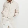 Massimo Dutti Rhombus - Down Jacket - Beige -Massimo Dutti Shop e46bfd5056d84ca2a0eb7a980b052dc3