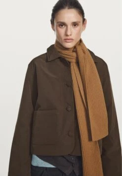 Massimo Dutti SHORT WATER-REPELLENT PUFFER - Light Jacket - Dark Brown -Massimo Dutti Shop e4b5962ab0664bebb84bfc43b834d3fc