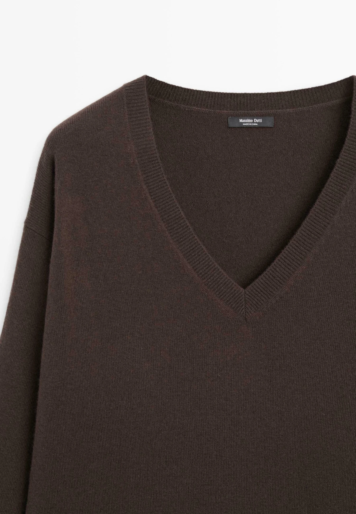 Massimo Dutti WITH CONTRAST - Jumper Dress - Dark Brown 11 Massimo Dutti WITH CONTRAST - Jumper Dress - Dark Brown - Image 9