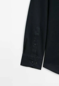 Massimo Dutti Micro Textured - Shirt - Dark Blue -Massimo Dutti Shop e4cbfa84fdf44a4fa9edf362a3de22cf