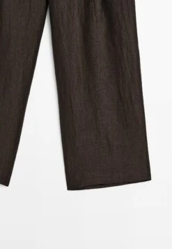 Massimo Dutti FLOWING WITH DARTS - Trousers - Mottled Bordeaux -Massimo Dutti Shop e4d360a0c1664be7bf8906b4af0293e0