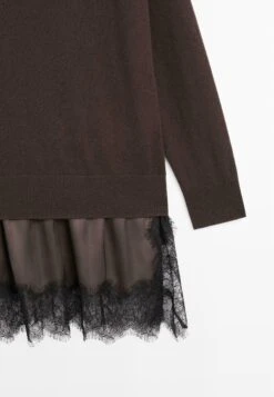 Massimo Dutti WITH CONTRAST - Jumper Dress - Dark Brown 18 Massimo Dutti WITH CONTRAST - Jumper Dress - Dark Brown -Massimo Dutti Shop e4da7b191a68406aad99d7ba594f2746