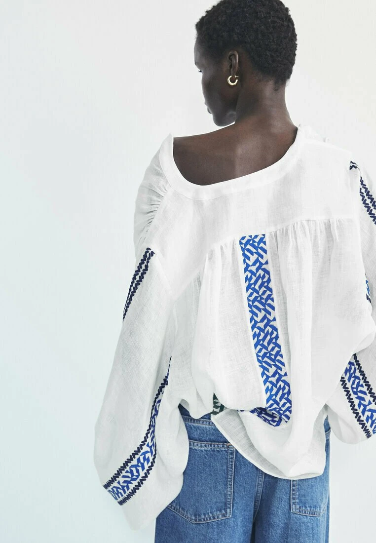 Massimo Dutti Embroidered - Blouse 7 Massimo Dutti Embroidered - Blouse - Image 5