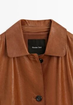 Massimo Dutti LONG - Leather Jacket - Brown 19 Massimo Dutti LONG - Leather Jacket - Brown -Massimo Dutti Shop e5b3c538f8dd4501850ce5858748035f