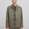 Massimo Dutti Studio - Overshirt With Pockets - Summer Jacket - Khaki -Massimo Dutti Shop e5e0ed2d92024f04aa2098543b057b79