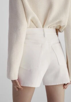 Massimo Dutti High Waist - Denim Shorts - Beige -Massimo Dutti Shop e5e7ce3200fc4acbbfc44bd39cd7c66c