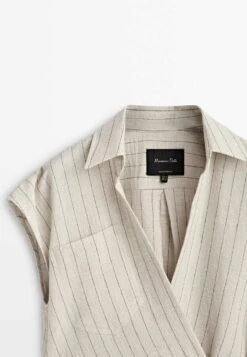 Massimo Dutti Pinstriped Style - Blouse -Massimo Dutti Shop e61f35a3002144ecb8e3a8850d99add7