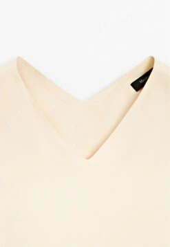 Massimo Dutti LONG FLOWING V-NECK - Maxi Dress - Yellow -Massimo Dutti Shop e6323147c1bf421682788fccf29c7ae1