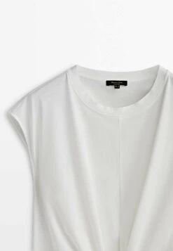 Massimo Dutti With Front Knot- Print T-Shirt - White 19 Massimo Dutti With Front Knot- Print T-Shirt - White -Massimo Dutti Shop e63dee992e094bbeb61460031599d1a2