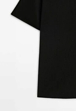 Massimo Dutti Short Sleeve - Basic T-Shirt - Black -Massimo Dutti Shop e6c78c9612f840c9bfc94ad9dbf19e0a