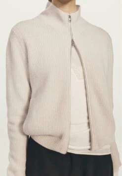 Massimo Dutti ZIP-UP WITH BUTTONS - Cardigan - Beige -Massimo Dutti Shop e6f3cb07c95a4b8da926fdb918b11335