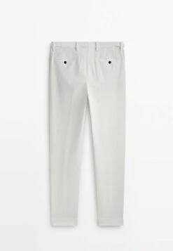 Massimo Dutti Smart In A Bi-Stretch - Chinos - White 19 Massimo Dutti Smart In A Bi-Stretch - Chinos - White -Massimo Dutti Shop e6fcf4dc21f14e8bb197e935024733a6