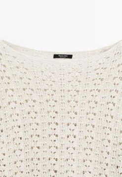 Massimo Dutti LONG FLARED SLEEVES - Jumper - Beige -Massimo Dutti Shop e75ee606ab0b4f75ae8e18cec05e5ee6