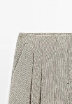 Massimo Dutti TEXTURED MULTI-STRIPE - Trousers - Grey 16 Massimo Dutti TEXTURED MULTI-STRIPE - Trousers - Grey -Massimo Dutti Shop e77cec688b8340b880567729dd11510f