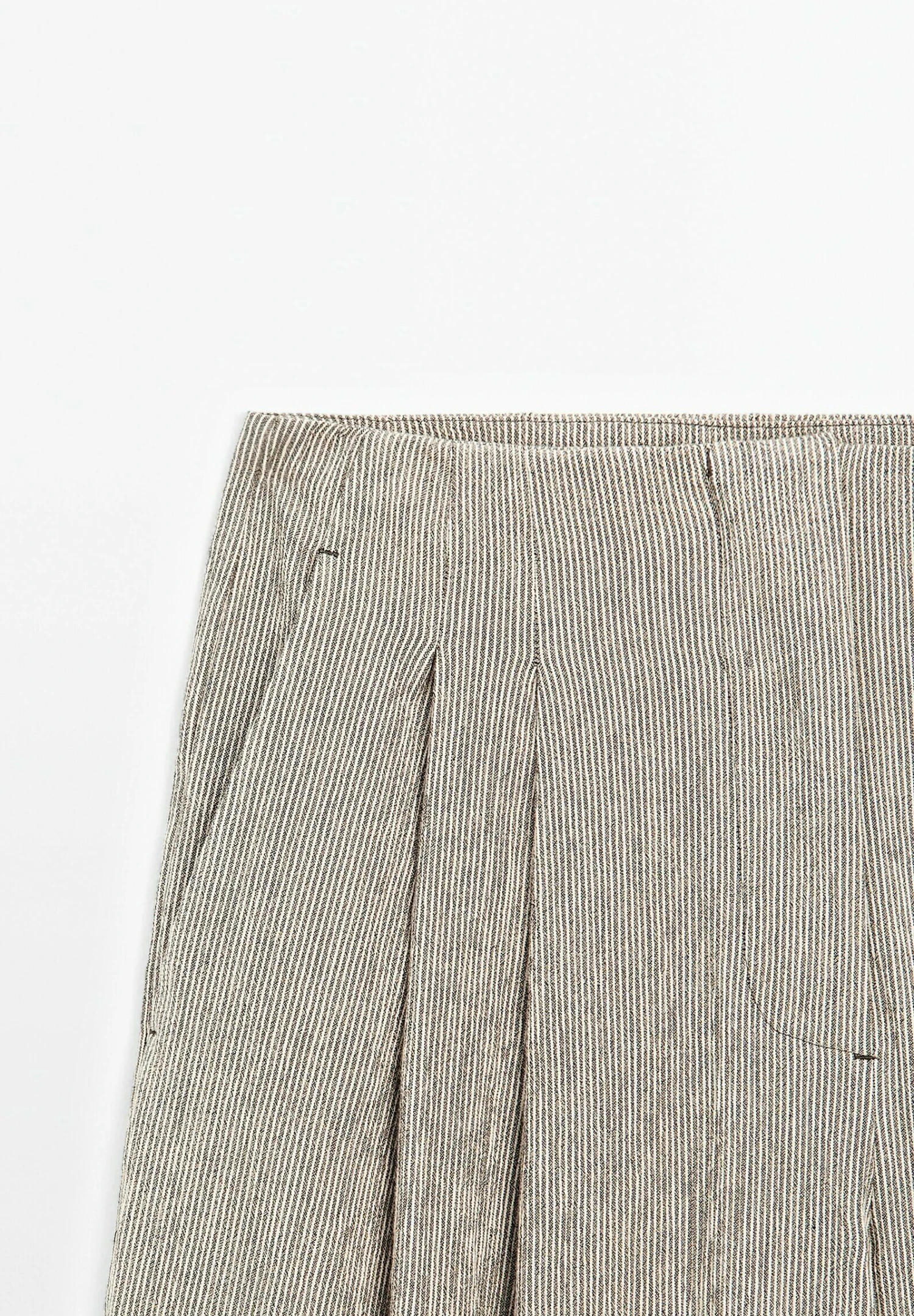 Massimo Dutti TEXTURED MULTI-STRIPE - Trousers - Grey 9 Massimo Dutti TEXTURED MULTI-STRIPE - Trousers - Grey - Image 7