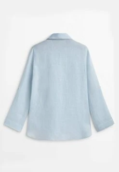 Massimo Dutti With Pockets- Button-Down Blouse - Light Blue -Massimo Dutti Shop e7b0e904222346d7a1bfc79f3a4394e5
