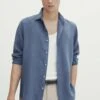 Massimo Dutti Shirt - Blue Grey -Massimo Dutti Shop e8176879d66b4a2dba875a32cc4c484e