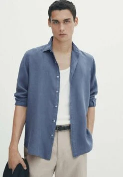 Massimo Dutti Shirt - Blue Grey