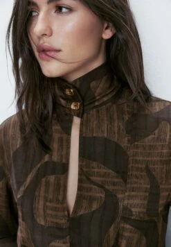 Massimo Dutti Day Dress - Brown -Massimo Dutti Shop e83b892a77a44b2085a948592bc2edce