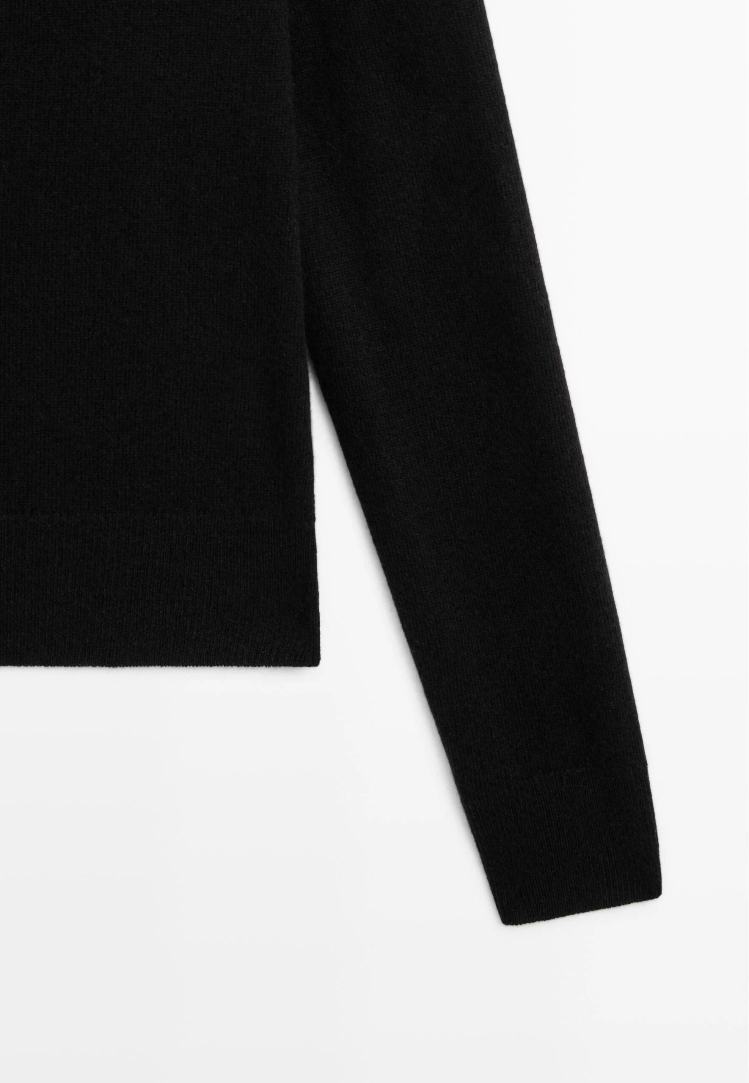 Massimo Dutti HIGH NECK - Jumper - Black 10 Massimo Dutti HIGH NECK - Jumper - Black - Image 8