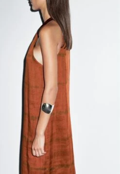 Massimo Dutti LONG STRIPED HALTER NECK - Maxi Dress - Orange -Massimo Dutti Shop e8e43838d4df4a62b555daafc4683d41