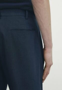 Massimo Dutti False Plain Dyed- Chinos - Blue -Massimo Dutti Shop e8f3ccef15734cadae096b2bb9136fcc