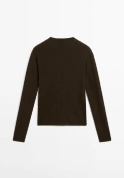 Massimo Dutti Cardigan - Brown -Massimo Dutti Shop e8f3df8962e444039ba53a9cdc2b7a90