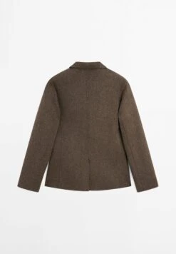 Massimo Dutti TAILORED COLLAR - Blazer - Brown -Massimo Dutti Shop e90a84cc359146e8bdb0a8ca17e3cc3d