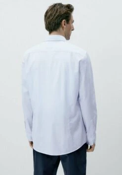 Massimo Dutti Micro Striped Oxford- Shirt - Light Blue -Massimo Dutti Shop e9172a229c8b4ae38ecf7ebb5d3c3e7c