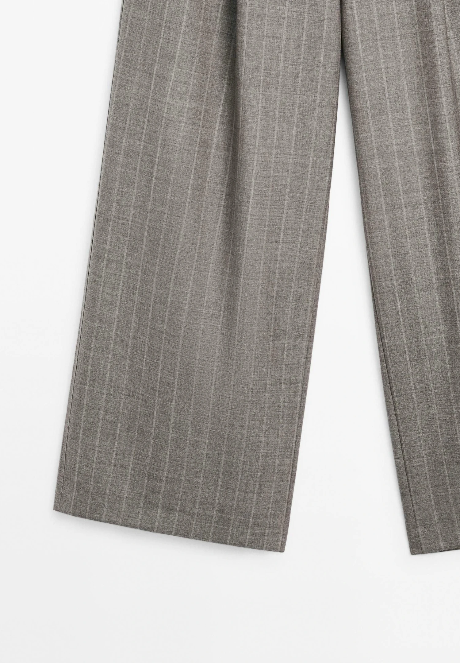 Massimo Dutti PINSTRIPE - Trousers - Brown 10 Massimo Dutti PINSTRIPE - Trousers - Brown - Image 8