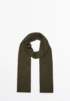 Massimo Dutti FINE - Scarf - Mottled Dark Green -Massimo Dutti Shop e92fb7a66c734da88998ae1784f9cb9f
