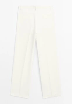 Massimo Dutti STRAIGHT-FIT SUIT - Trousers - White 16 Massimo Dutti STRAIGHT-FIT SUIT - Trousers - White -Massimo Dutti Shop e982ee752c8c438f8f5f08d90ae1eb0f