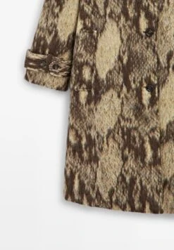 Massimo Dutti LONG SNAKESKIN PRINT - Classic Coat - Light Yellow -Massimo Dutti Shop e98bcd1e72d744e18e3b240748eb7dab