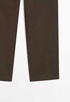 Massimo Dutti STRAIGHT - Trousers - Dark Brown -Massimo Dutti Shop e9b2abcc21284ac2a0a33c52b975cb44