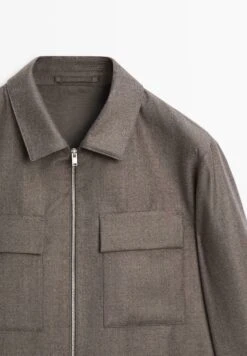 Massimo Dutti Summer Jacket - Light Brown -Massimo Dutti Shop e9c658c7d2e34d23ad523ad7d69bb22a