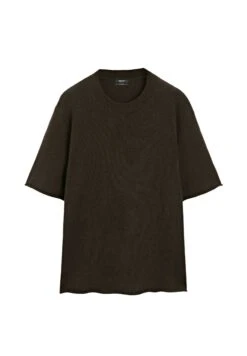Massimo Dutti OVERSIZE SHORT SLEEVE WITH CREW NECK - Jumper - Mottled Dark Brown 15 Massimo Dutti OVERSIZE SHORT SLEEVE WITH CREW NECK - Jumper - Mottled Dark Brown -Massimo Dutti Shop e9f367696e1a4797a474982c0ffe954b