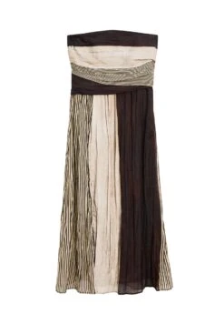 Massimo Dutti STRAPLESS WITH GATHERED DETAIL - Day Dress - Brown -Massimo Dutti Shop ea135c839cd543aba24cc4e3f63a4b13