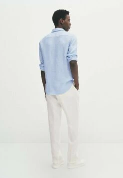 Massimo Dutti Regular Fit Textured Oxford - Formal Shirt - Light Blue 15 Massimo Dutti Regular Fit Textured Oxford - Formal Shirt - Light Blue -Massimo Dutti Shop ea36639a0eb44af783c486398f3ea6da