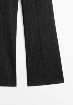 Massimo Dutti FRAYED - Trousers - Black -Massimo Dutti Shop ea4cc4cc59a44b72ac8dd626b625ae28