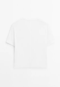 Massimo Dutti SHORT-SLEEVE WITH BACK SEAM DETAIL - Basic T-shirt - Dark Blue -Massimo Dutti Shop ea5fcb6222234390a6f5c1349e8ed348 1